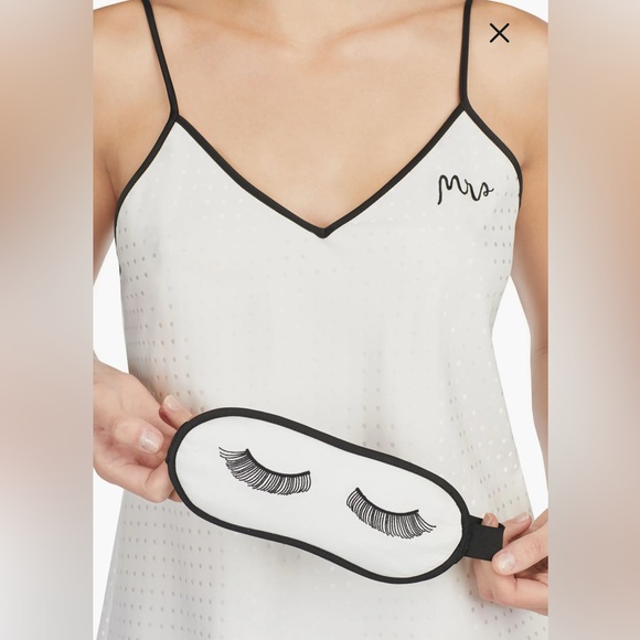 Kate Spade Mrs Cami Set+ sleep mask. XS. Bridal/wedding/hen party - Picture 2 of 15